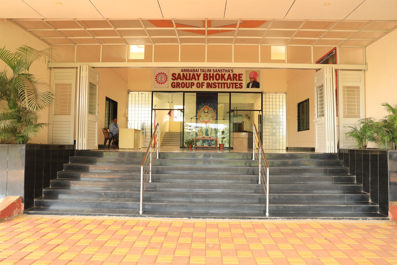 Engineering students on campus